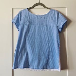 Vineyard Vines Blue & White Striped Top Size XS